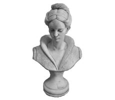 Marie antoinette, beton, l 20 cm, b 18 cm, h 49 cm - afbeelding 1