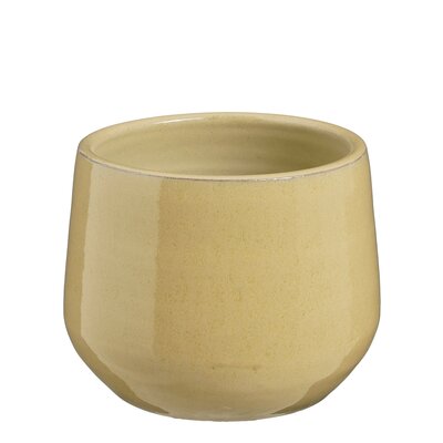 Matteo pot rond taupe - H13 x Ø16 cm - afbeelding 1