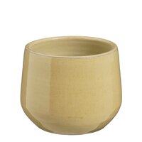 Matteo pot rond taupe - H13 x Ø16 cm - afbeelding 1