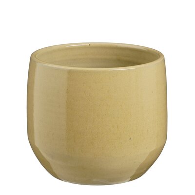 Matteo pot rond taupe - H18 x Ø22 cm - afbeelding 1