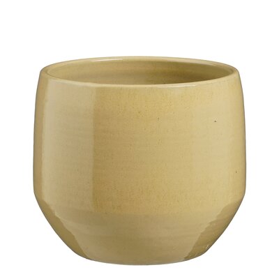 Matteo pot rond taupe - H24 x Ø27 cm - afbeelding 1