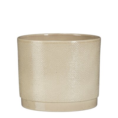 Maxim pot rond beige jute - H15 x Ø17 cm