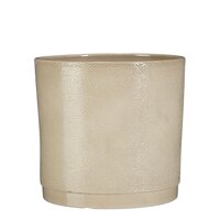 Maxim pot rond beige jute - h20xd21,5cm