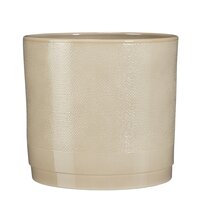 Maxim pot rond beige jute - h25,5xd27cm