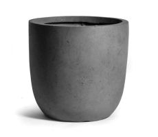 Clayfibre Egg Pot Lead D 39 cm, H 38 cm - afbeelding 1