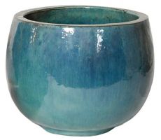 MEGA COLLECTIONS Glazed Pot Bowl Celadon D37H28 - afbeelding 2
