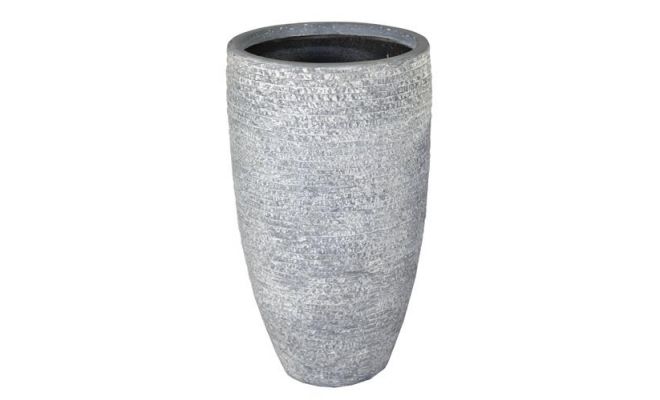 Utah High Vase Washed Grey D 44 cm, H 77 cm - afbeelding 1