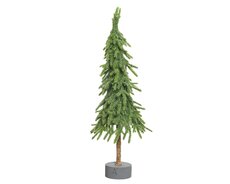 Merry fir mini boom glitter binnen, groen, Ø 13 cm x H 45 cm