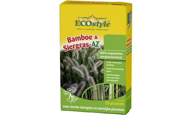 Meststof bamboe & siergras-az, Ecostyle, 1 kg - afbeelding 1