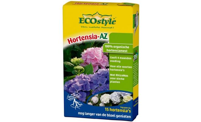 Meststof hortensia-az, Ecostyle, 1 kg - afbeelding 1