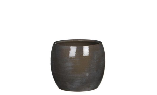 MICA Pot lester d20h18cm donkergrijs - afbeelding 1