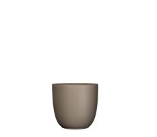 MICA Pot tusca d14.5h14cm taupe mat - afbeelding 1