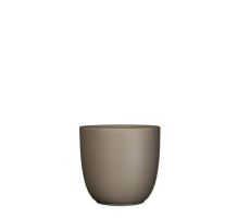 MICA Pot tusca d17 h16cm taupe mat - afbeelding 1