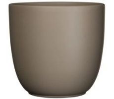 MICA Pot tusca d19.5 h18.5cm taupe mat - afbeelding 3