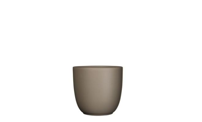 MICA Pot tusca d19.5 h18.5cm taupe mat - afbeelding 1