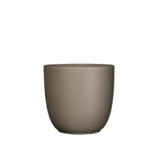 MICA Pot tusca d25 h23cm taupe mat - afbeelding 1