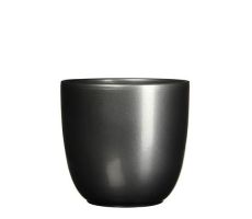 MICA Pot tusca d25h23cm antraciet glans - afbeelding 2