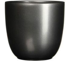 MICA Pot tusca d25h23cm antraciet glans - afbeelding 4