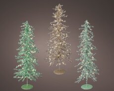 Micro LED LED tree lametta steady binnen, assortie, Ø 18 cm x H 60 cm, keuze uit 1 stuks