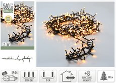 microcluster 560led extra warm wit, Led kerstverlichting