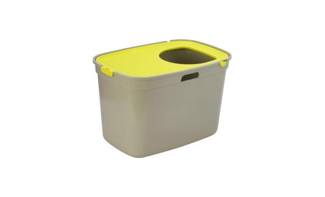 MODERNA Kattoilet top cat grijs/geel