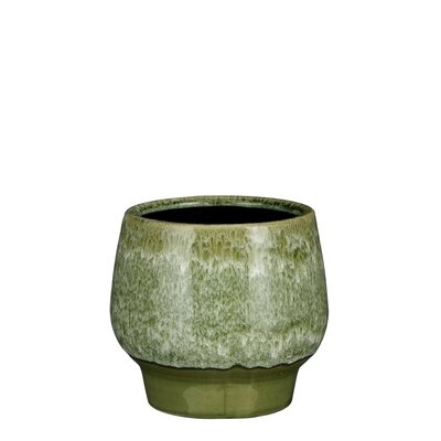 Monta pot rond d.groen - H13 x Ø14 cm - afbeelding 1