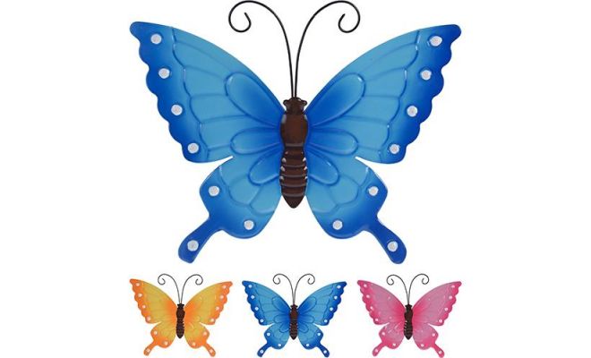 Muurdecoratie vlinders, keuze uit 1, 3 soorten