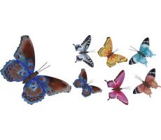 muurdecoratie vlinders, per stuk - afbeelding 2