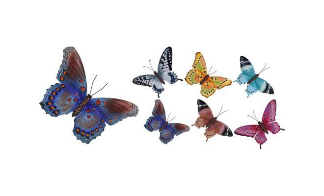 muurdecoratie vlinders, per stuk - afbeelding 1