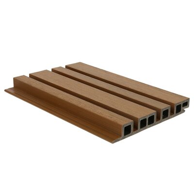 NewTechWood composiet co-extrusie wand bekleding castellation 4325 profiel, 2,5 x 19,6 x 290 cm, Red