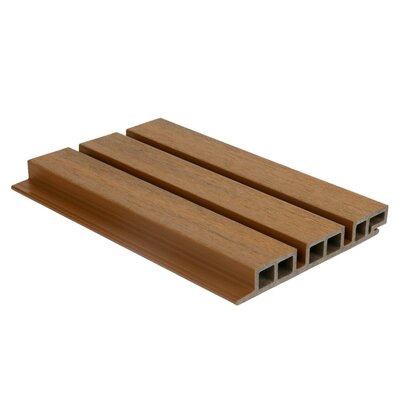 NewTechWood composiet co-extrusie wand bekleding castellation 50 profiel, 2,5 x 19,6 x 290 cm, Red C