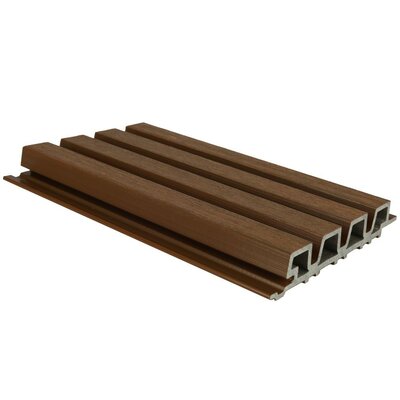 NewTechWood composiet co-extrusie wand bekleding rhombus profiel, 3,3 x 21,5 x 230 cm, Ipe.