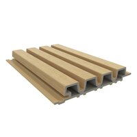 NewTechWood composiet co-extrusie wand bekleding rhombus profiel, 3,3 x 21,5 x 230 cm, Red Cedar.