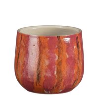 Nigel pot rond d.roze - H13 x Ø15 cm
