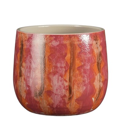 Nigel pot rond d.roze - H21 x Ø24 cm