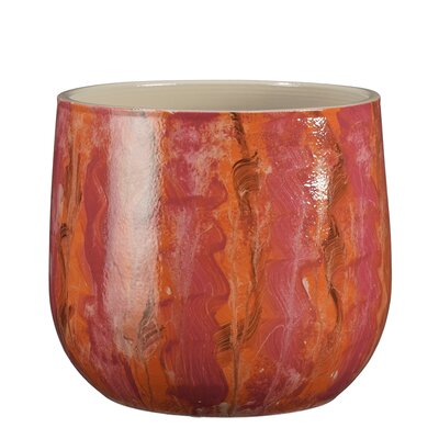 Nigel pot rond d.roze - H24 x Ø27 cm