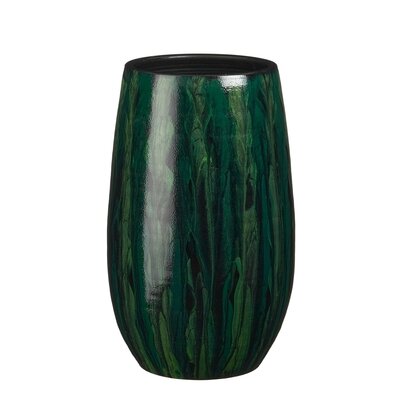 Nigel pot rond groen - H50 x Ø31 cm