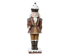 Notenkraker polyester, H 30 cm, bruin