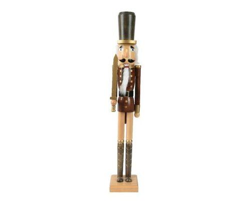 Notenkraker vuren, L 12,5, B 11,5 cm, H 76 cm