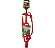 Nylon bh-tuig 10mm/h35b45cm rood - afbeelding 2