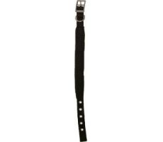 Nylon halsband dubbel 20mmx45cm zw