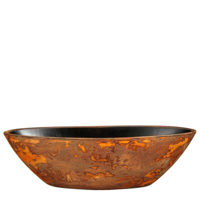 Olaf pot ovaal roest - l48xb19xh15cm