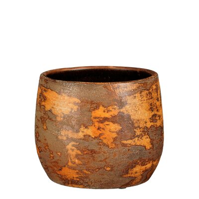 Olaf pot rond roest - h15xd19,5cm