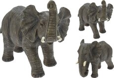 olifant beeld 25cm cement, per stuk