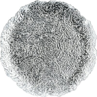 onderbord organisch 33cm zilver