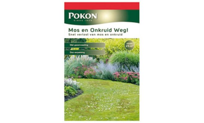 Onkruidmos weg, Pokon, 25m2 3in1 - afbeelding 1