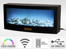 openhaard led 50 x 23 cm usb - afbeelding 2