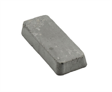 Opvulblokje betonpaal, wit/grijs. - afbeelding 3