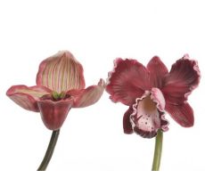 Orchidee poly per stuk, kunstplant - afbeelding 1