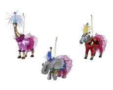 Ornament glas, Dier, L 3,3 cm, per stuk - afbeelding 4